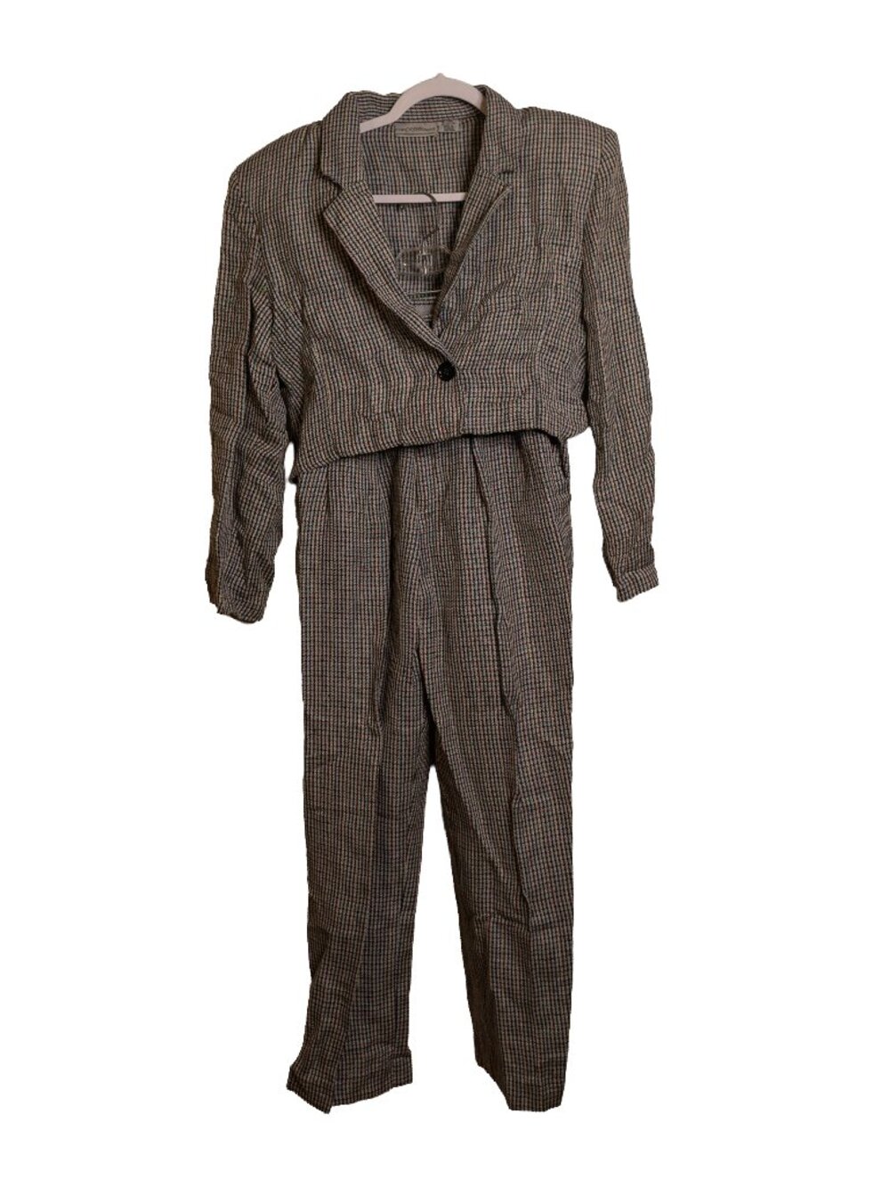Vintage 80s 90s For Pete's Sake Blazer & Pants Set - Linen & Cotton - Sm-Md Fit
